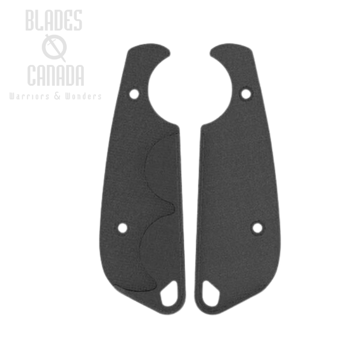 Flytanium CRKT Minimalist Micarta Flex Scales, Black Canvas, FLY1100BK