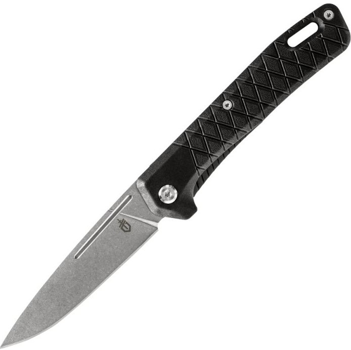 Gerber Zilch Folding Knife, Stainless SW, GFN Black, G4070