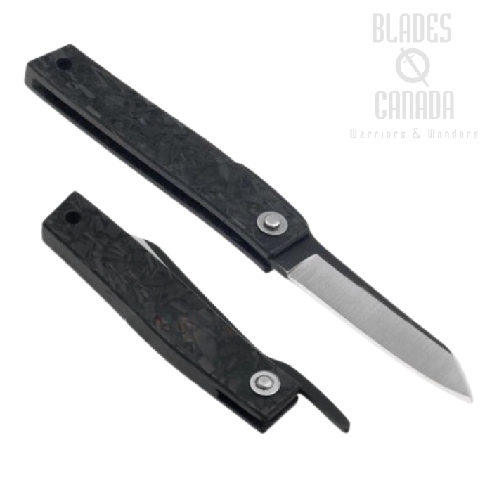 Higo Bonsai Hikari Compact Friction Folding Knife, Carbon Fiber, 01PE319 (image for) Higo Bonsai Hikari Compact Friction Folding Knife, Carbon Fiber, 01PE319