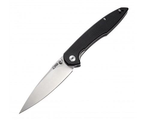CJRB Centros Flipper Folding Knife, D2, Black G10, J1905BKF - Click Image to Close
