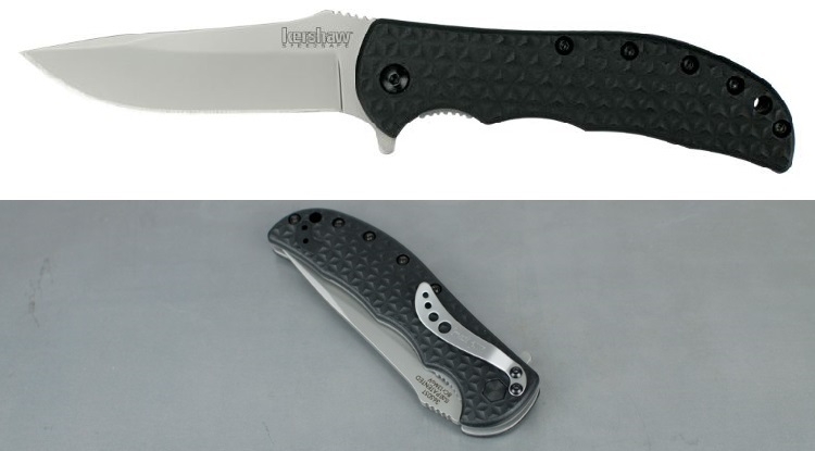 Kershaw Volt II Folding Knife, Assisted Opening, GFN Black, K3650