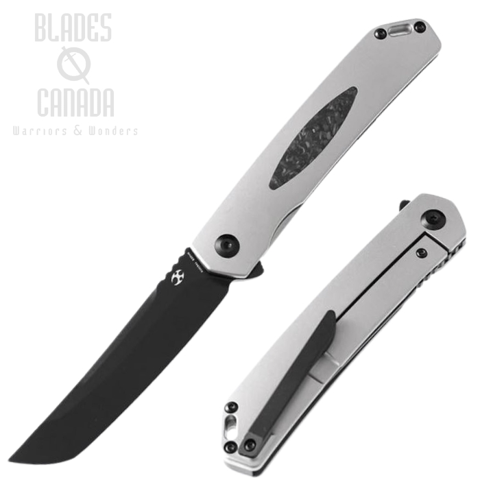 Kansept Hazakura Flipper Framelock Folding Knife, CPM S35VN, Titanium/Carbon Fiber, K1019A1 (image for) Kansept Hazakura Flipper Framelock Folding Knife, CPM S35VN, Titanium/Carbon Fiber, K1019A1
