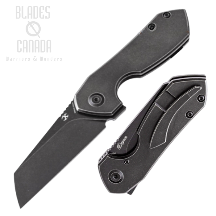 Kansept Steller Flipper Framelock Knife, CPM S35VN, Titanium, K2021A2 (image for) Kansept Steller Flipper Framelock Knife, CPM S35VN, Titanium, K2021A2
