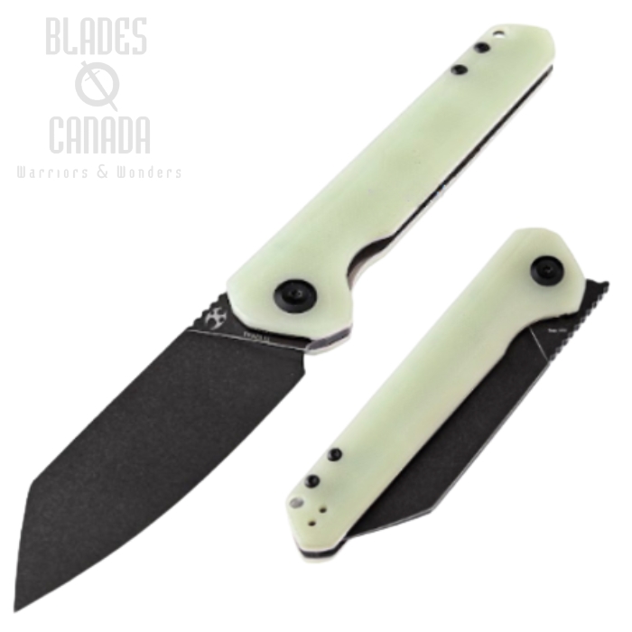Kansept Bulldozer Flipper Folding Knife, D2 Black, G10 Jade, T1028A2 (image for) Kansept Bulldozer Flipper Folding Knife, D2 Black, G10 Jade, T1028A2