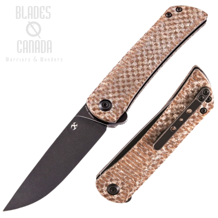 Kansept Weasel Slipjoint Folding Knife, 154CM, Micarta Brown, T2020A5 (image for) Kansept Weasel Slipjoint Folding Knife, 154CM, Micarta Brown, T2020A5