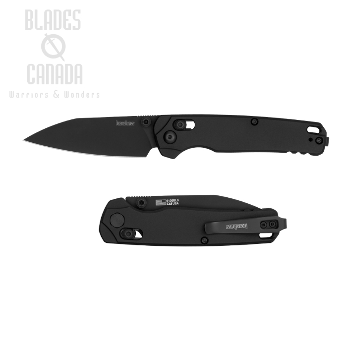 Kershaw Bel Air Folding Knife, Magnacut Black, Aluminum Black, K6105BLK