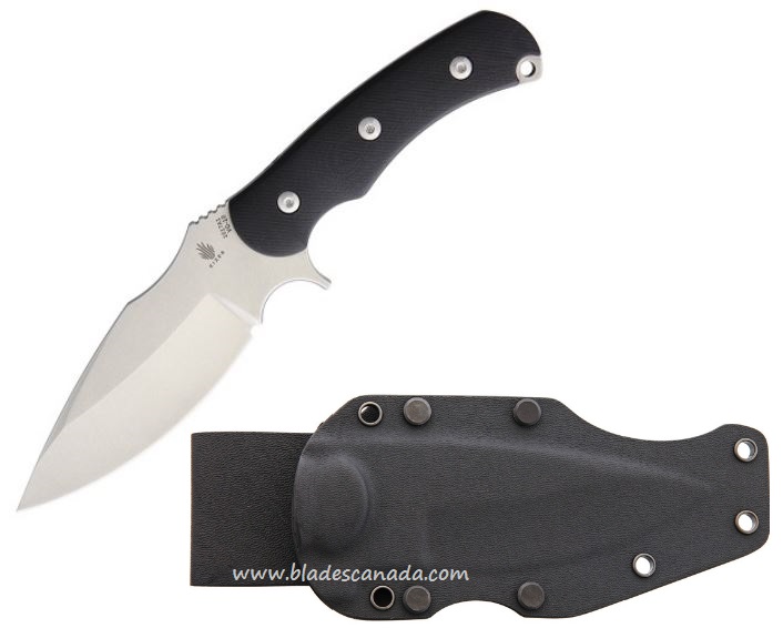 Kizer 1017A1 Fixed Blade Knife, VG10, G10 Black, Kydex Sheath - Click Image to Close