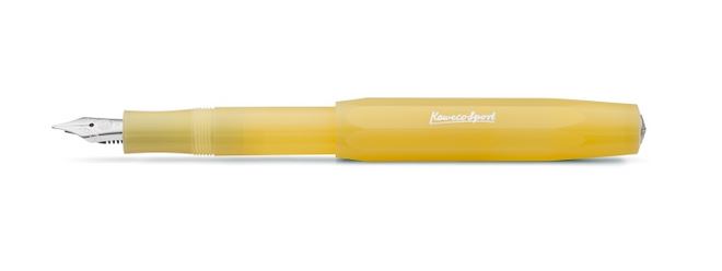 Kaweco Frosted Sport Fountain Pen Sweet Banana - Medium
