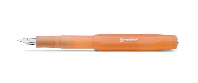 Kaweco Frosted Sport Fountain Pen Soft Mandarin - Medium