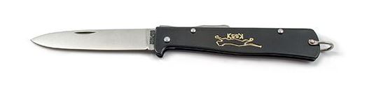 Otter-Messer Mercator Black Cat Folding Knife, Stainless Steel, L154S