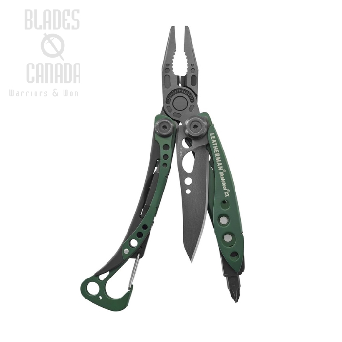 Leatherman Skeletool CX Multitool. 154CM Black, OD Green, 833139