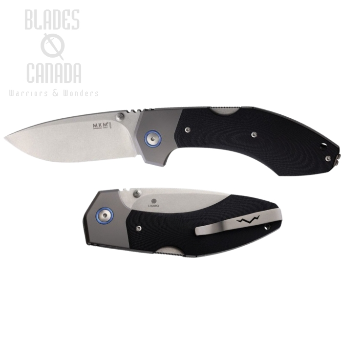 MKM Maniago Hero Lockback Folding Knife, M390 Steel, G10 Black, MKMHRGTBK (image for) MKM Maniago Hero Lockback Folding Knife, M390 Steel, G10 Black, MKMHRGTBK