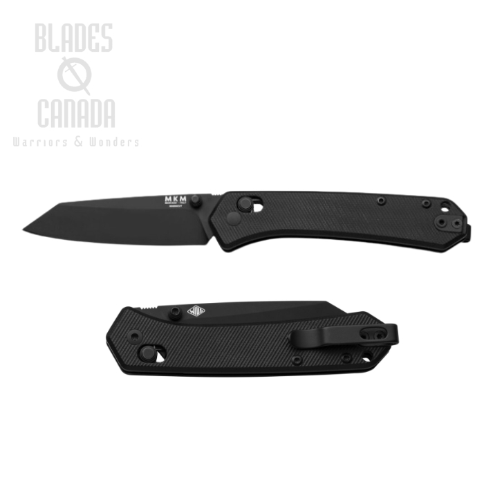 MKM Managio Yipper Folding Knife, Magnacut Black, Black G10, YP-GBKB