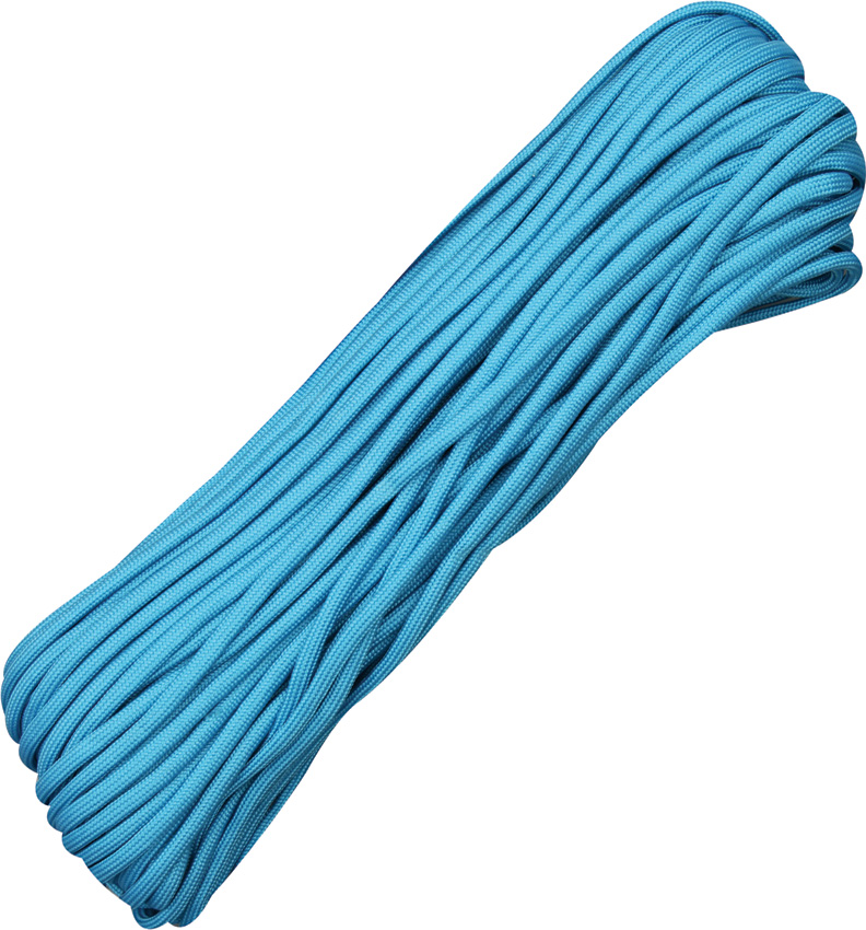 550 Paracord, 100Ft. - Neon Turquoise [ParacordNeonTurquoise-RG1027H] -  $12.99CDN : Blades Canada - Warriors and Wonders - Vancouver, BC
