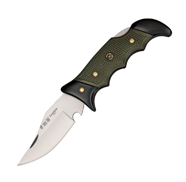 Nieto Navaja Campera Folding Knife, AN-58 Satin, OD Green & Black, NIE727