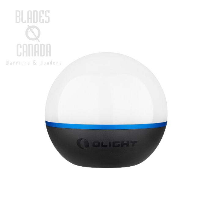 Olight Obulb Plus Rechargeable Light Ball Lantern with App Control, Black, 300 Lumens