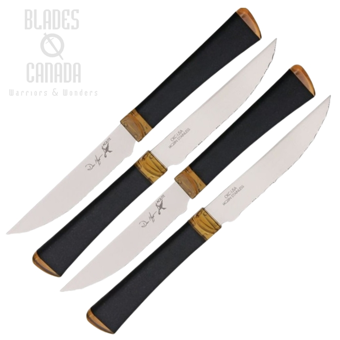 OKC Agilite Steak Knife, 4 Piece Set, 14C28N Sandvik, 2565 (image for) OKC Agilite Steak Knife, 4 Piece Set, 14C28N Sandvik, 2565