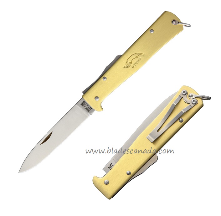 Otter-Messer Mercator Copper Small Stainless Steel Blade Folding Pocket  Knife
