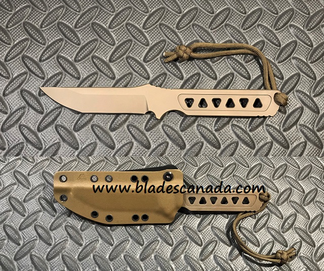 Spartan Blades Formido Fixed Blade Knife, S45VN FDE, Kydex Sheath - Click Image to Close