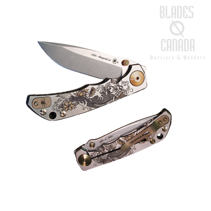 Spartan Blades Harsey Special Edition Folding Knife, Magnacut, Koi Fish