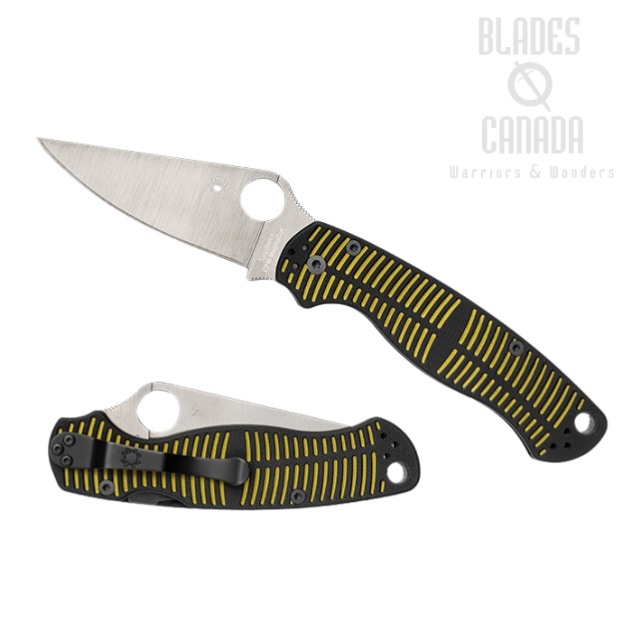 Spyderco Para Military 2 Salt, CPM Magnacut, G10 Black/Yellow, C81GBKYLMCP2