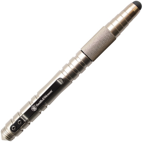 Smith & Wesson PEN3S Silver Tactical Stylus Pen - Click Image to Close