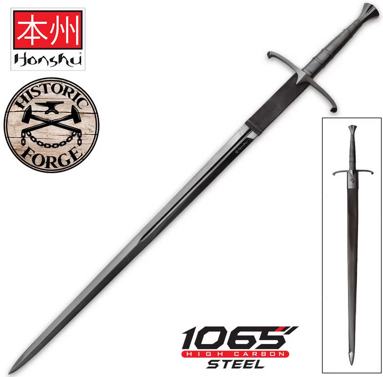 UC Honshu Black Claymore Sword, 1065 Steel, UC3534