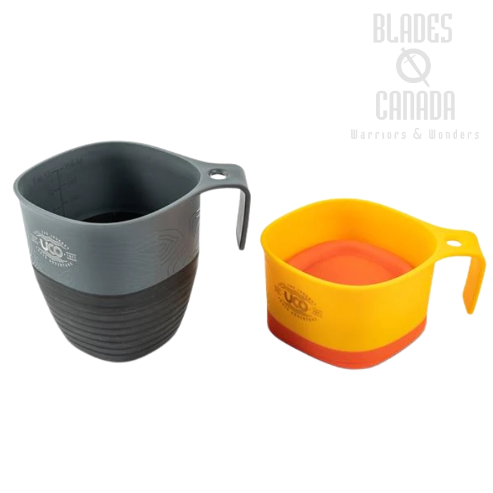 UCO Collapsible Camp Cup 2-Pack, Sunrise & Venture, F-C-2PK