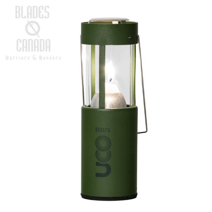 UCO Original Candle Lantern, Aluminum, Powder Coated, Forest Green, L-C-STD FOREST