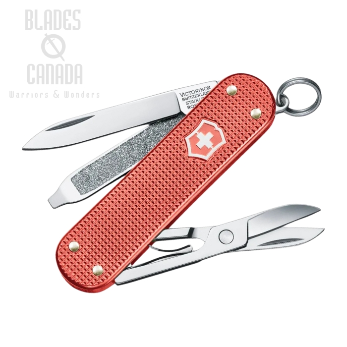 Victorinox Swiss Army Classic SD Multitool, Limited Edition 2025, Alox Stone Red, 0.6221.L25