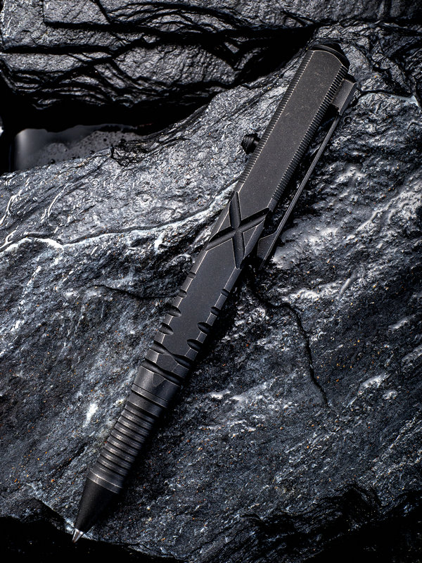 WE Knife TP-02D Tactical Pen, Titanium Black, TP-02D