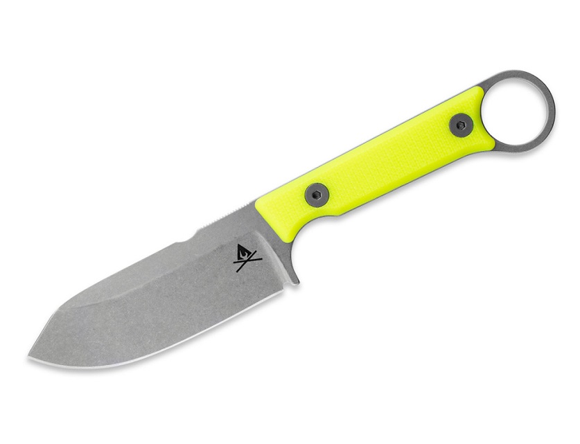 White River Firecraft FC 3.5 Pro Fixed Blade Knife, MagnaCut, G10 Hi-Vis Textured Yellow, Kydex Sheath
