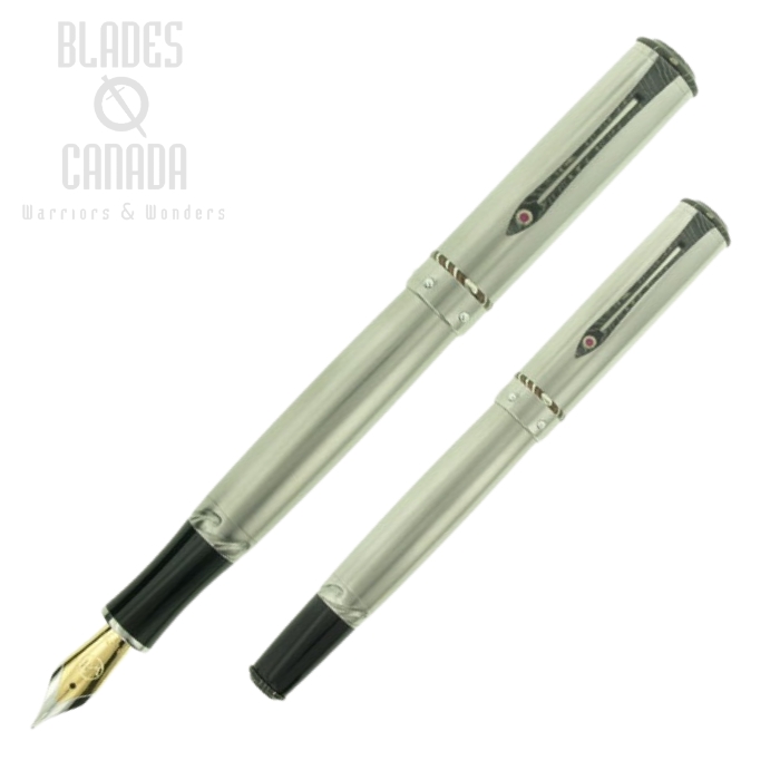 William Henry Cabernet F8-2 Fountain Pen, Titanium, Limited Edition 100 (image for) William Henry Cabernet F8-2 Fountain Pen, Titanium, Limited Edition 100