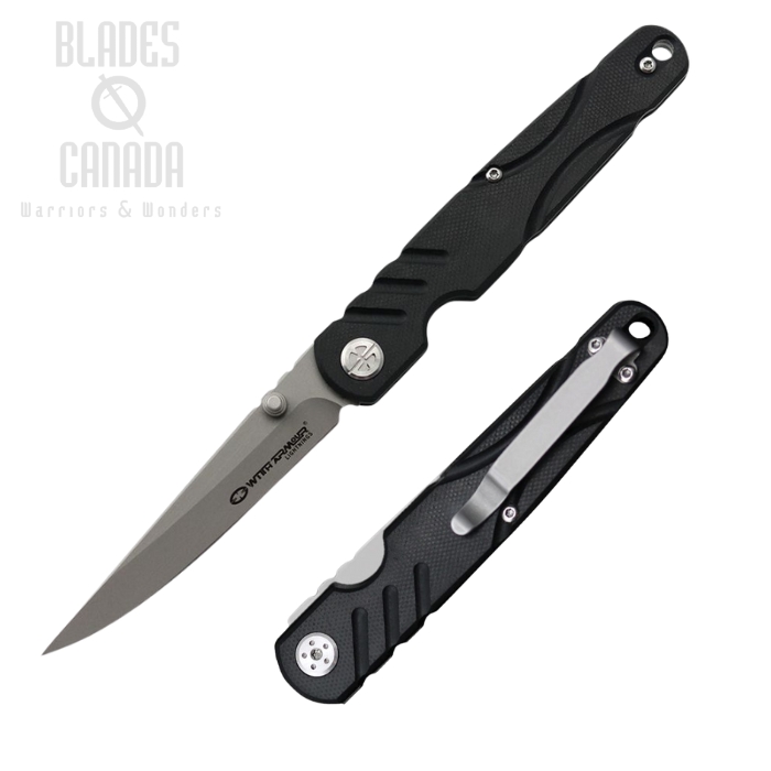 WithArmour Legal Folding Knife, D2, G10 Black, WAR093BK