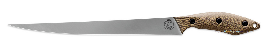 White River Pro Fillet Knife, CPM S35VN 10", Maple/Richlite Black, Kydex Sheath