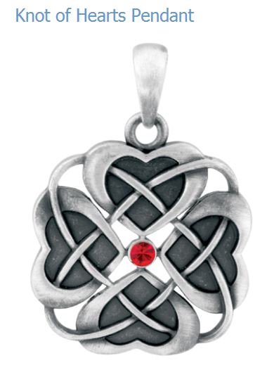 z- YTC Summit 2812 Knot Of Hearts Pendant