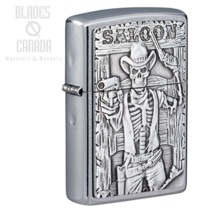 Zippo Saloon Skull Lighter, 49298